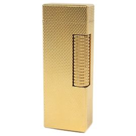 Alfred Dunhill Dunhill All-over pattern Lighter Golden