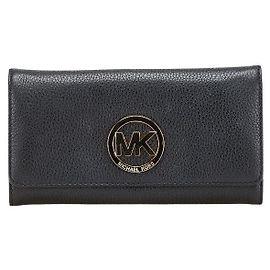 Portafoglio lungo in pelle Michael Kors Nero