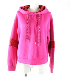 Moletom Moncler de algodão e nylon Rosa