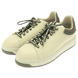 Baskets en cuir Emporio Armani X4X264 Beige