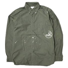 Autre Marque uniform experiment HEMD BIG B.D TROPFEND Baumwollhemd Grau Anthrazitgrau