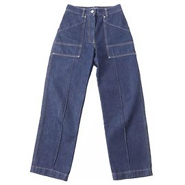 Moncler PANTALONE Cotton Polyester Denim Pants Blue Other