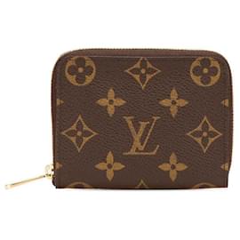 Louis Vuitton-Louis Vuitton Zippy Coin Purse Monogram Coin Purse-Brown