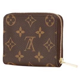 Louis Vuitton-Louis Vuitton Zippy Coin Purse Monogram Coin Purse-Brown