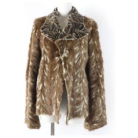 Marni Mink Fur Jacket Brown