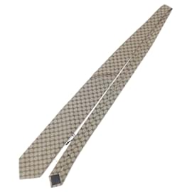 Gucci-Gucci GG logo Silk Tie-Beige