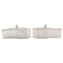Autre Marque Georg Jensen Square Sterling Silver Cufflinks Silvery