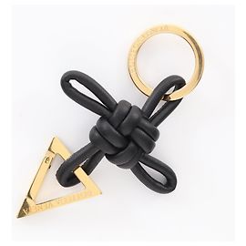 Portachiavi in pelle Triangle Bottega Veneta Nero