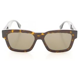 Fendi O'LOCK Acetate Sunglasses Brown