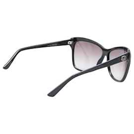 Gucci-Gucci Interlocking G Sunglasses-Black