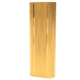 Briquet à gaz Cartier Roller Doré