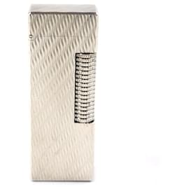 Alfred Dunhill Dunhill Square Wave Pattern Lighter Silvery