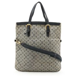 Bolsa 2 em 1 Mini Monograma François da Louis Vuitton Azul