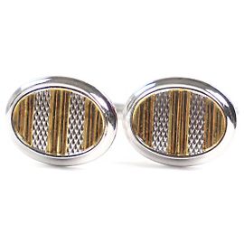 Alfred Dunhill Abotoaduras Dunhill SV925 Prata
