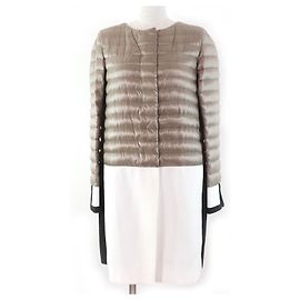 Autre Marque Herno Switching Daunenmantel Beige