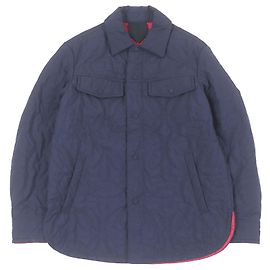 Salvatore Ferragamo Gancini Polyester Blouson Blue Navy blue