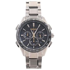 Seiko BRIGHTZ FLIGHT EXPERT Titan Schwarz