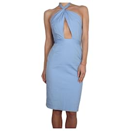 Robe bleue en coton Dsquared2 Bleu