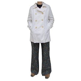 Tommy Hilfiger Jacke Weiß Baumwolle Weiß