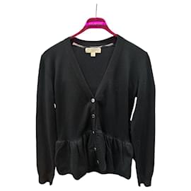 Suéter Burberry Cinza de Lã e Seda S Cinza