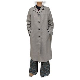 Autre Marque Akylon Paris Coat Grey Wool Blend Grey