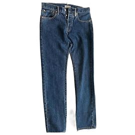 Vaqueros Burberry Azul Oscuro de Algodón Azul oscuro