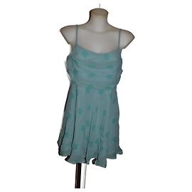 Emporio Armani Mini Dress Turquoise Size 42 Turquoise