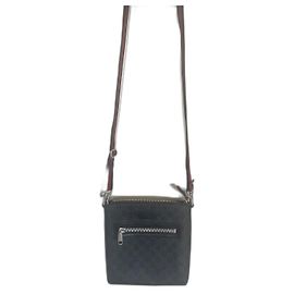 Gucci Black Leather Shoulder Bag Black