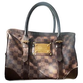 Louis Vuitton Berkeley Lona Damier Ebene Marrom