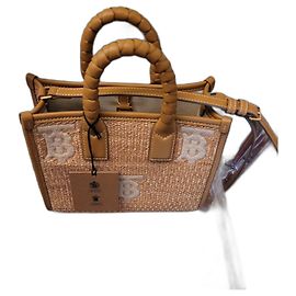 Bolsa tote Freya mini Burberry Bege