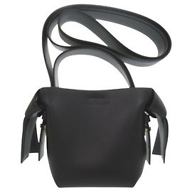 Borsa a Spalla Micro MUSUBI di Acne Studios Nero