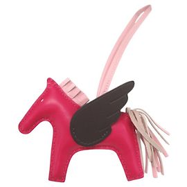 Porte-clés Hermès Rodeo Pegasus PM Rose