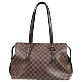 Louis Vuitton-Louis Vuitton Chelsea Damier Tote Bag-Brown