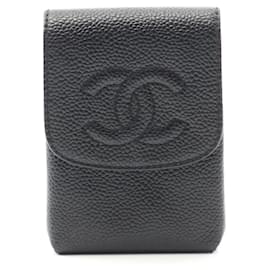 Chanel-Chanel Coco Mark Calf Accessory-Black