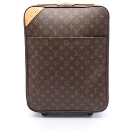 Mala Louis Vuitton Pegase 50 em lona revestida Monogram Marrom