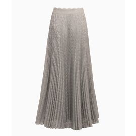 Falda Missoni, Modelo Plisada Plateada de los 90 Plata