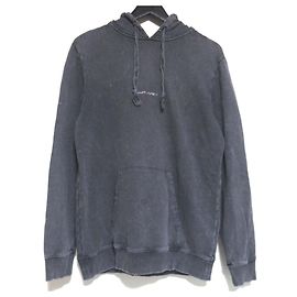 Yves Saint Laurent Hoodie avec logo Saint Laurent Paris Marron Gris