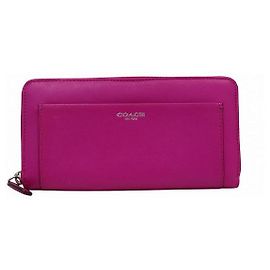 Coach Legacy Leather Long Wallet Pink