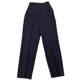 Hermès Pantalones de lana Hermes Castaño