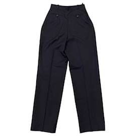 Hermès-Hermes Wool Pants-Brown