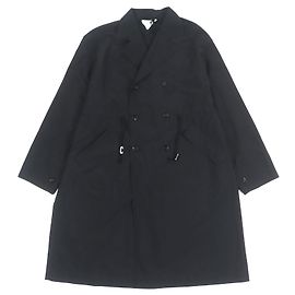 Abrigo Trench de Poliéster Bottega Veneta Negro