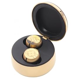 Louis Vuitton-Louis Vuitton Horizon Light Up Wireless Earphones Accessory-Golden