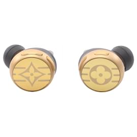 Louis Vuitton-Louis Vuitton Horizon Light Up Wireless Earphones Accessory-Golden