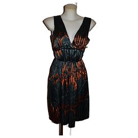Robe en soie Flavio Castellani Taille 42 Multicolore