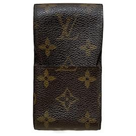 Louis Vuitton-Louis Vuitton Etui Cigarette Monogram Cigarette Case-Brown