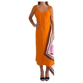 Dries Van Noten Primavera 2018 Multicolor Naranja