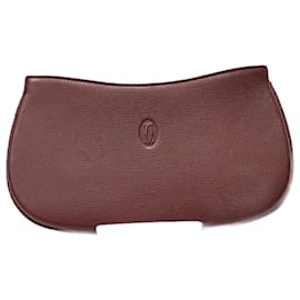 Cartier-Cartier Must Line Leather Pouch-Brown