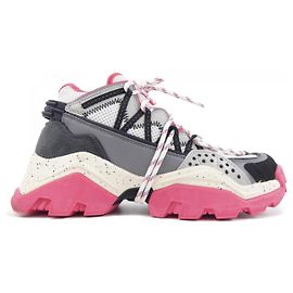 Baskets Kenzo INKA Marron Rose Blanc Gris