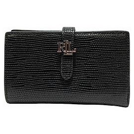 Lauren Ralph Lauren Leather Bifold Wallet Black