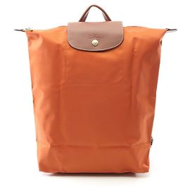 Mochila de lona e couro Le Pliage Original da Longchamp Marrom Bronze
